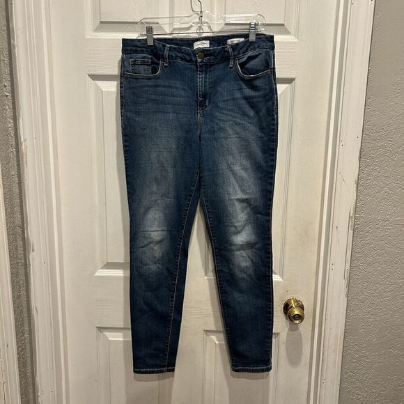 Jessica Simpson Woman’s High Rise Skinny Jeans‎ Blue Size 14 - Picture 1 of 8